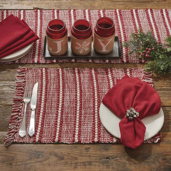 Peppermint Stripe Placemat Park Designs